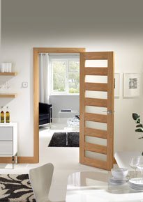 Internal Oak Glazed Tivoli Door