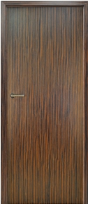custom made internal door with flush ebony veneer