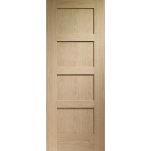 Shaker Oak 4 Panel Internal Door