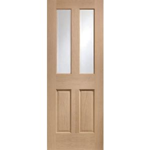 Malton Oak Glazed Door