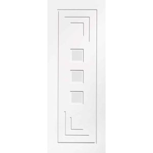 Altino White Glazed Door