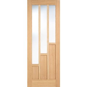 Coventry Oak Prefinished Glazed Door