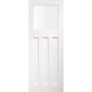 DX White Glazed Door