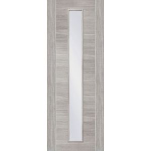 Palermo White Grey Laminated Glazed Door