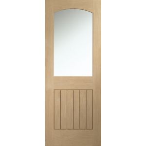 Sussex Oak Glazed Door