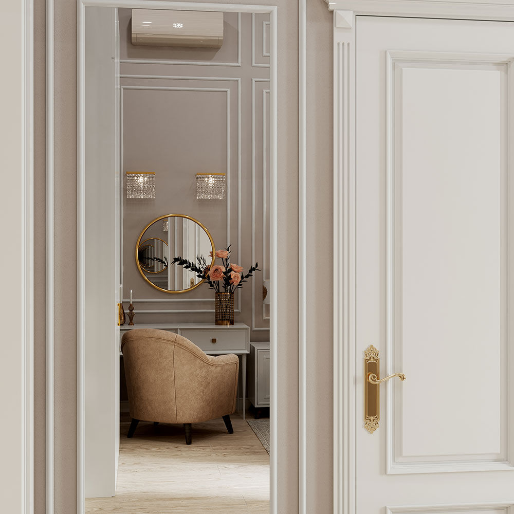 Bespoke White Panelled Door
