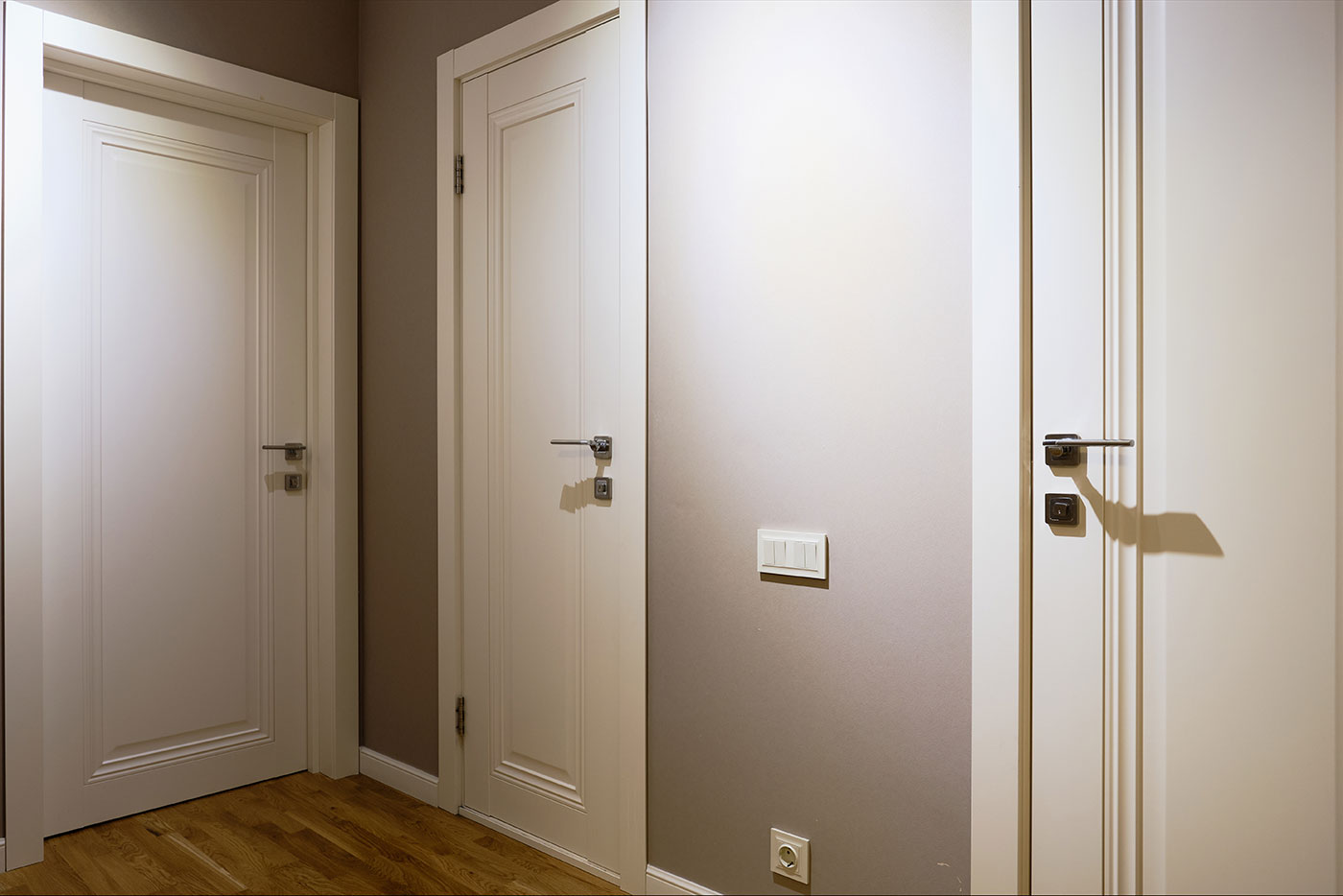 Bespoke Panelled Internal White Doors