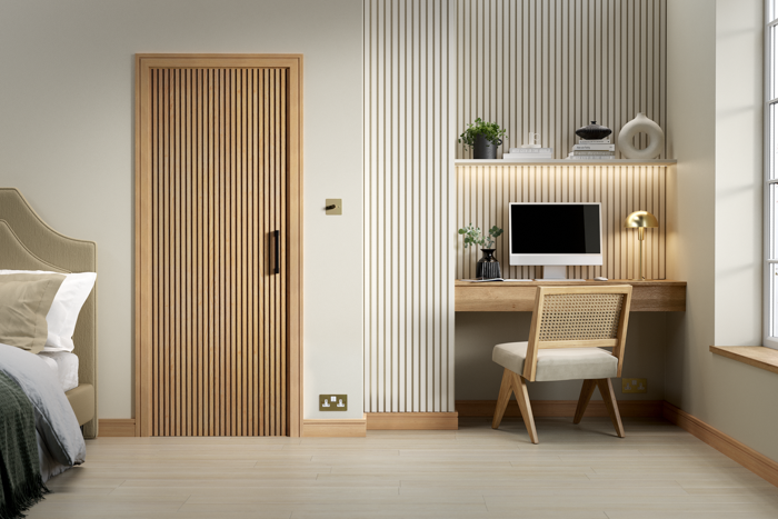 Brisbane Oak Internal Door in situ