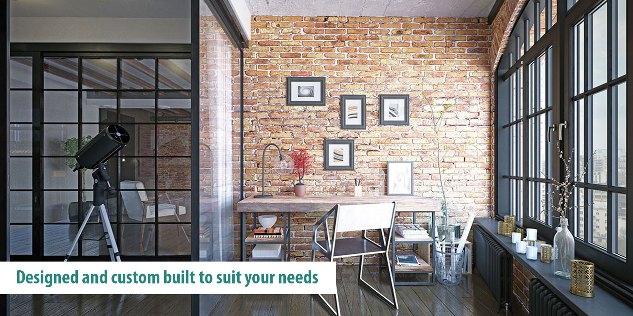 Classic steel glass partition- custom made